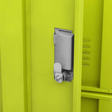 Locker Cabinet Light Grey and Green 90x45x92.5 cm Steel 336443