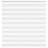 ZNTS Zebra Blind White 150x150 cm Fabric Width 145.9 cm Polyester 4014765