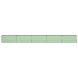 Planter Pastel Green 480 x 50 x 45 cm Galvanised Steel 42018262