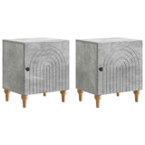 Bedside Cabinet 2 pcs Concrete Grey 43 x 34.5 x 50 cm 894112