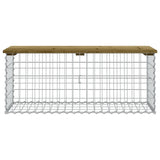 Garden Bench Gabion Design 103x44x42 cm Impregnated Wood Pine 834361