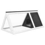 170852 Animal Rabbit Cage Grey Wood