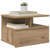 Floating Nightstand 2 pcs Artisan Oak 40 x 31 x 28 cm 871755