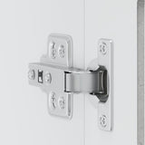 Kitchen Wall Cabinet with Glass Door Porto Concrete Grey 854151
