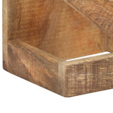 321627 Wine Rack for 5 Bottles Solid Mango Wood