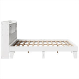 Bed Frame without Mattress White 180x200 cm Super King Solid Wood Pine 3308835