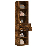 Highboard Smoked Oak 45x42.5x185 cm Engineered Wood 3281452