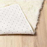 Shaggy Rug High Pile NAVARRA Cream 200x200 cm Polyester 4102879