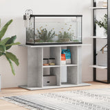 Aquarium Stand Concrete Grey 100x40x60 cm Engineered Wood 833587
