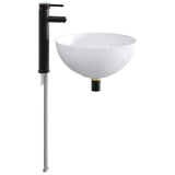 Bathroom Wash Basin Matte Black 35.5 x 35.5 x 14.5 cm Metal 890245