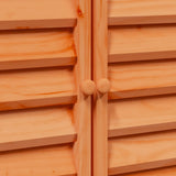 Garden Shed with Roof Brown 106 x 56 x 113.5 cm Solid Fir Wood 42033459