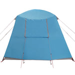 Camping Tent with Porch Dome 5-Person Blue Waterproof 4009582