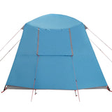 Camping Tent with Porch Dome 5-Person Blue Waterproof 4009582