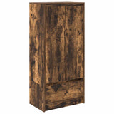 Cabinet with Drawer Smoked Oak 55.5x34x119.5 cm Engineered Wood 861647