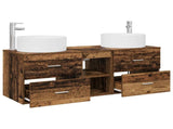 Bathroom Furniture Set 3 pcs Old Wood 49.5 x 44.5 x 65.5 cm 3405953