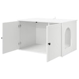 Cat House White 85 x 55 x 50.5 cm Engineered Wood 8000725