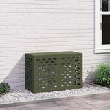 Air Conditioner Cover Olive green 90 x 40 x 60 cm Steel 865893