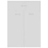 801071 Shoe Cabinet White 60x35x84 cm Engineered Wood