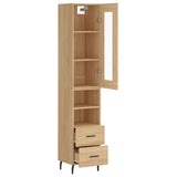 Highboard Sonoma Oak 34.5x34x180 cm Engineered Wood 3199316