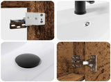 Bathroom Vanity Unit with Tap Old Wood 42 x 40 x 74.5 cm 889535