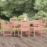 7 Piece Garden Dining Set Solid Wood Douglas 3154712