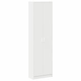 Wardrobe with Shelf White 55 x 25 x 189 cm Engineered Wood 3334008