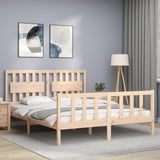 Bed Frame without Mattress 160x200 cm Solid Wood Pine 3192436