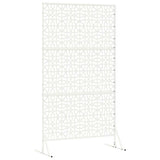 Privacy Screen 100 x 50 x 180 cm Steel White 868571