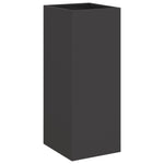 ZNTS Planter Black 32x29x75 cm Steel 841571