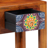 Side Table with Drawer with Storage Brown 40 x 30 x 36 cm 4016511