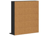 CD Cabinet Black Oak 65 x 23.5 x 97.5 cm Engineered Wood 8012676