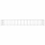 Outdoor Dog Kennel Galvanised Steel 53,24 m 3082322