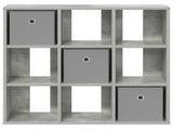 Sideboard with Drawer Concrete Grey 73.5 x 24 x 69.5 cm 8000479