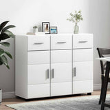 Sideboard FLORIN White 88.5 x 30.5 x 73 cm Engineered Wood 880311