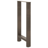 Bar Table Legs Natural Steel 2 pcs 50x cm Steel 4013331