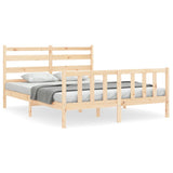 Bed Frame without Mattress 160x200 cm Solid Wood Pine 3192046