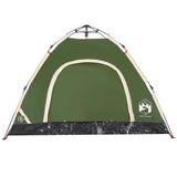 Camping Tent 3-Person Green Quick Release 4004165
