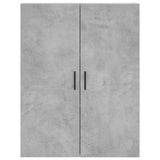 Highboard Concrete Grey 69.5x34x180 cm Engineered Wood 3195863