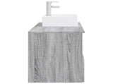 Bathroom Furniture Set 2 pcs Grey Sonoma Engineered Wood 3404060