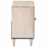 Bathroom Sink Cabinet White 62 x 33 x 58 cm Solid Mango Wood 4018387