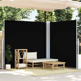 Retractable Side Awning Black 200x600 cm 318006
