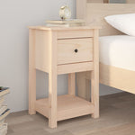 ZNTS Bedside Cabinets 2 pcs 40x35x61.5 cm Solid Wood Pine 821730