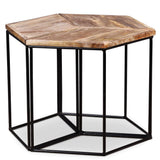 Coffee Table Solid Mango Wood 56x48x40 cm 243976