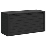 Garden Storage Box Anthracite 116x44x55 cm 49445