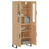 Highboard Sonoma Oak 69.5x34x180 cm Engineered Wood 3198364