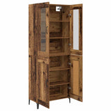 Highboard Old Wood 69.5 x 34 x 180 cm Engineered Wood 3403580