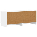 TV Cabinet White Engineered Wood 897775