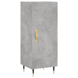 Highboard Concrete Grey 34.5x34x180 cm Engineered Wood 3198773