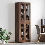 Highboard FLORIN Brown Oak 60 x 35 x 182 cm Engineered Wood 3397911