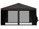 Garden Gazebo with Sidewalls 3 x 3 m Anthracite 900363